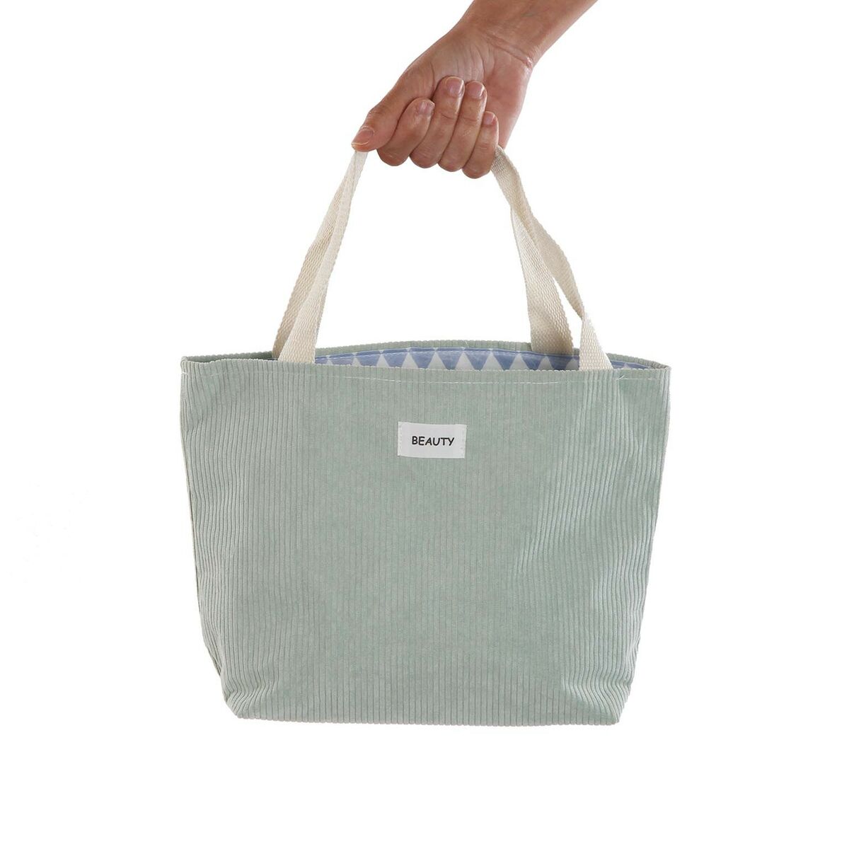 Sac à Main Versa Corduroy Rose - Velours Côtelé Élégant
