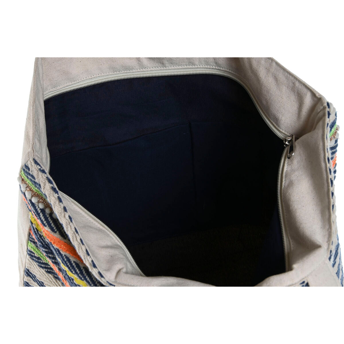 Sac Cabas de Plage Rayures Ethniques