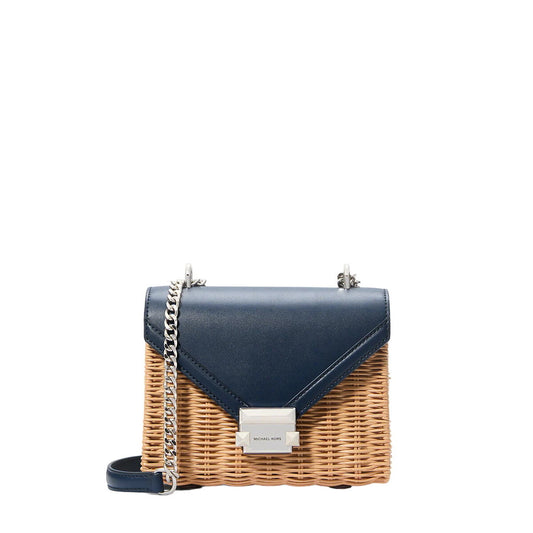 Sac à Bandoulière Michael Kors WHITNEY-NAVY Bleu - Osier & Cuir