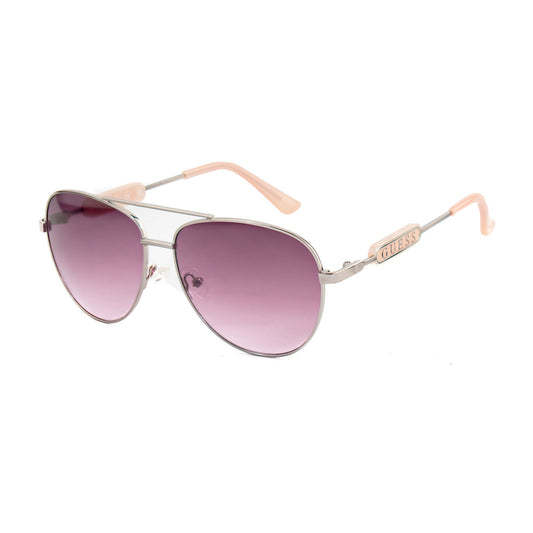 Lunettes de Soleil Femme Guess Aviateur Rose/Gris - Protection UV400
