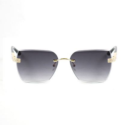 Lunettes de Soleil Guess  Femme - Carrées, Noires & Grises